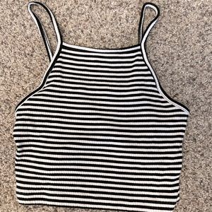 Black & White Striped Tank